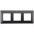 Фотография товара 'Эра Рамка на 3 поста, Эра Elegance, антрацит Б0034397'