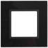 Фотография товара 'Эра Рамка на 1 пост, стекло, Эра Elegance, чёрный+антр Б0034474'