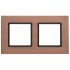 Фотография товара 'Эра Рамка на 2 поста, металл, Эра Elegance, медь+антр Б0034550'