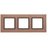 Фотография товара 'Эра Рамка на 3 поста, металл, Эра Elegance, медь+антр Б0034556'