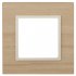 Фотография товара 'Эра Рамка на 1 пост, дерево, Эра Elegance, клён+сл.кость Б0034570'
