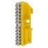 Фотография товара 'Эра Шина PE Земля на на DIN-изол ШНИ-6х9-12 никелированная Д-Желтый Б0044142'