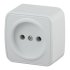 Фотография товара 'Эра Розетка Intro Polo 3-201-01 без заземления 2P, 16A-250В, IP20, ОУ, белый Б0053550'