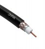 Эра Кабель коаксиальный RG-6U, 75 Ом, Cu/(оплётка Cu 64%), PE, цвет чёрный, бухта 100 м Б0044604