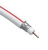 Эра Кабель коаксиальный SAT 50 M,75 Ом, CCS/(оплётка Al 75%), PVC, цвет белый, бухта 100 м Б0044607